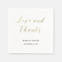 Glamouröse Imitate Gold Classic Hochzeit Serviette