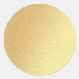 Glamouröse leere Vorlage Elegant falscher Goldglit Runder Aufkleber