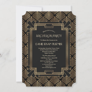 Glamouröse Roaring Twenties Great Gatsby Junggesel Einladung