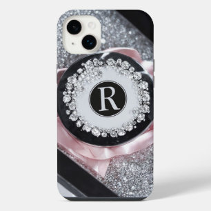 Glamouröse silberne Glitter-iPhone-Hülle iPhone 14 Plus Hülle