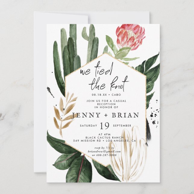 Glamouröse Sommergärten | Hochzeitsempfang (Vorderseite)