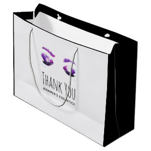 Glamouröse violette Augen & Augenbrauen Wasserfarb Große Geschenktüte