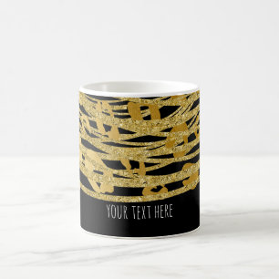 Glamouröser Gepardendruck Exotischer Tierdruck Kaffeetasse