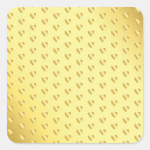 Glamouröser Gold-Sprenkler-Leer-Vorlage Elegant Co Quadratischer Aufkleber