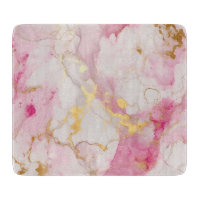 Glamouröser Rosa- und Goldmarmoreffekt