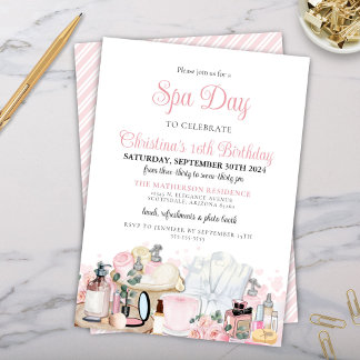 Glamouröser Wellness-Center Day Tee zwischen Erwac Einladung