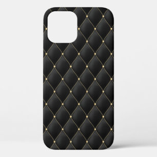 Glamouröses, goldgestuftes, schwarz geflochtenes Case-Mate iPhone hülle