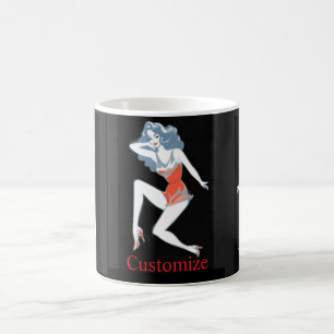 Glamouröses Model posiert Thunder_Cove Kaffeetasse