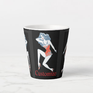 Glamouröses Model posiert Thunder_Cove Milchtasse
