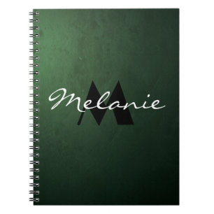 Glamouröses Monogramm-Notizbuch für sie Notizblock