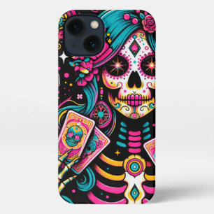 Glamouröses Skelett, Tarot-Karten iPhone Case iPhone Hülle