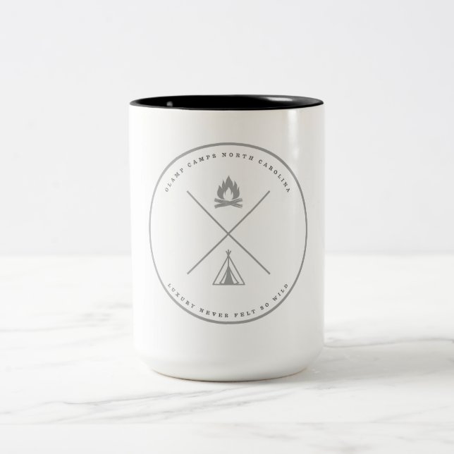 Glamp Camps logo tasse à café (Centre)