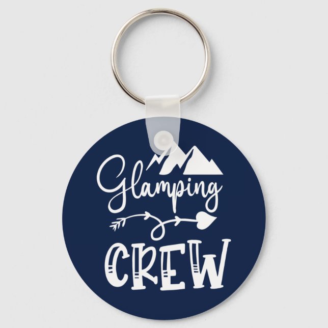 Glamping Camping Camper Zubehör Schlüsselanhänger (Vorderseite)
