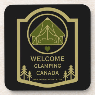 Glamping Canada Business Getränkeuntersetzer