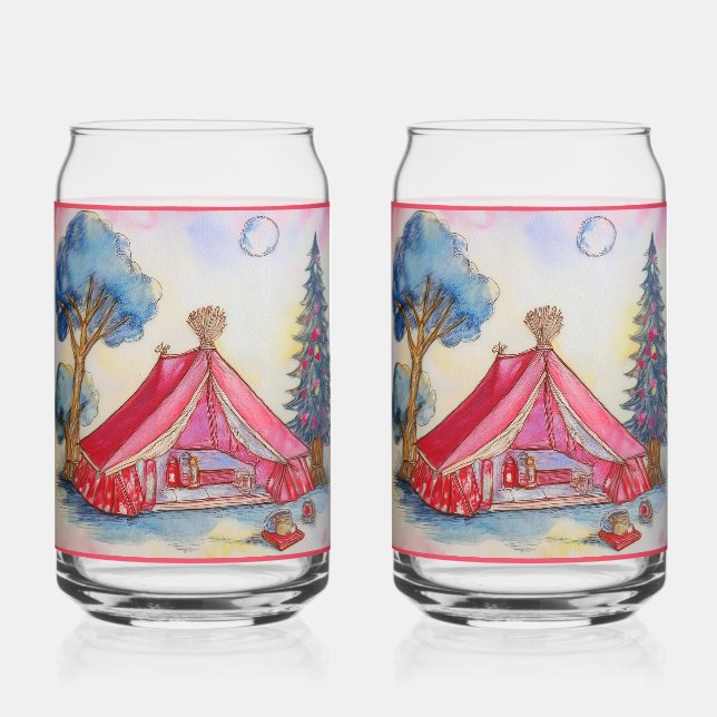Glamping Glas (Vorderseite)
