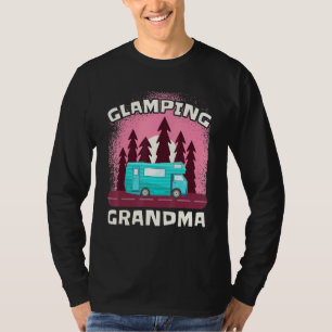 Glamping Oma Glamper Camper Großmutter Natur T-Shirt