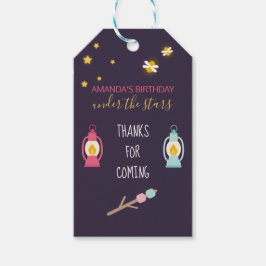 Glamping Party custom Guest Fevor Geschenkanhänger