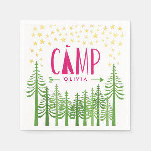 Glamping Party Serviette