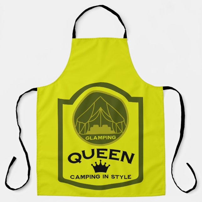 Glamping Queen Camping Schürze (Vorderseite)