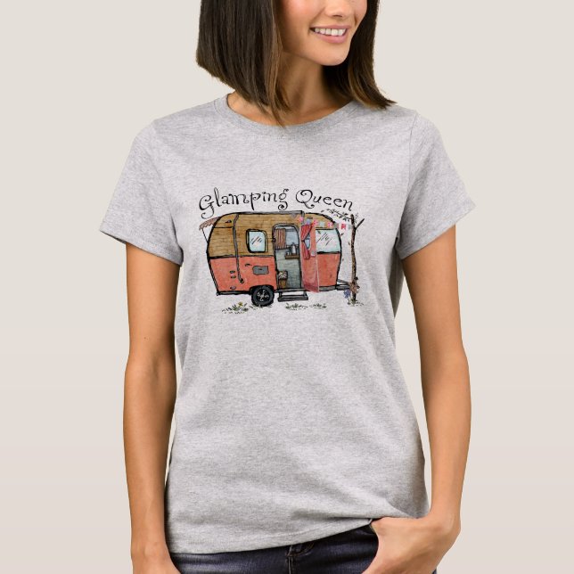 Glamping Queen T-Shirt (Vorderseite)