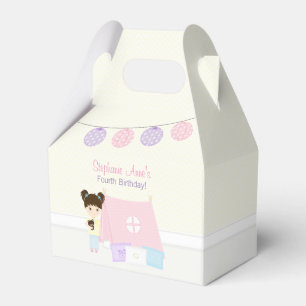 Glamping Sleepover Party Geschenkschachtel