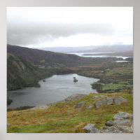Glanmore Lake von Healy Pass Irland.