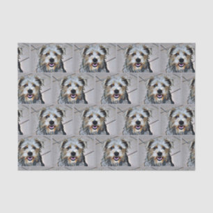 Glanz des Imaal Terrier Seidenpapier