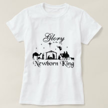 Glanz für den Weihnachtsmann-T - Shirt des Neugebo