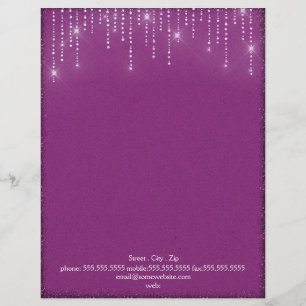Glanz & Glitter-Briefkopf Briefbogen
