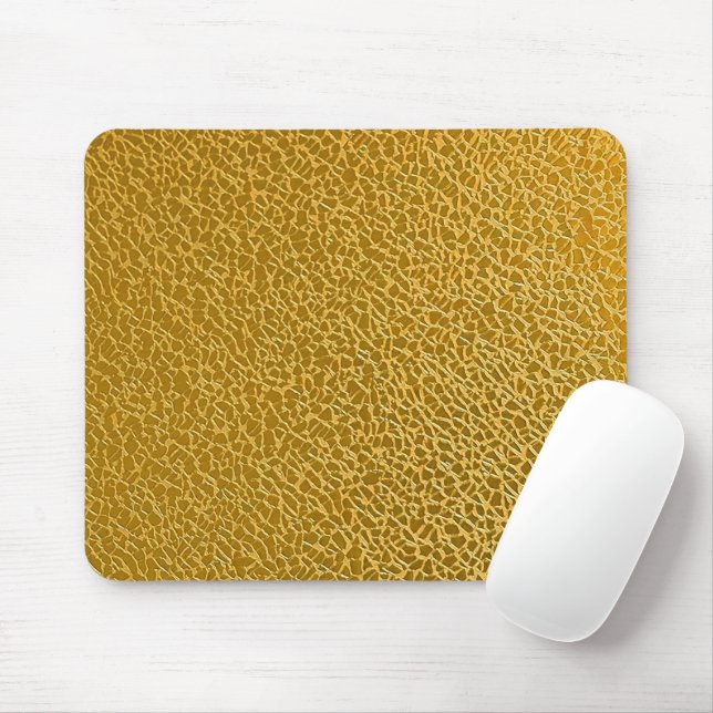 Glanz Gold Texture Computer Maus Pad Mousepad (Mit Mouse)