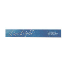 Glanz-helles Aquarell-Umgriffsadressen-Etiketten