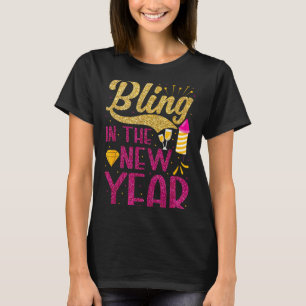 Glanz im neuen Jahr Silvesterparty für Frauen T-Shirt