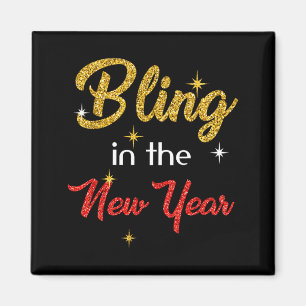 Glanz im Neujahrs-Shirt _ Silvester Urlaub Magnet