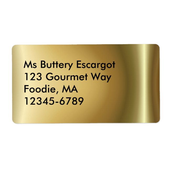 Glanz Kupfer ~ Etikett (Vorne)