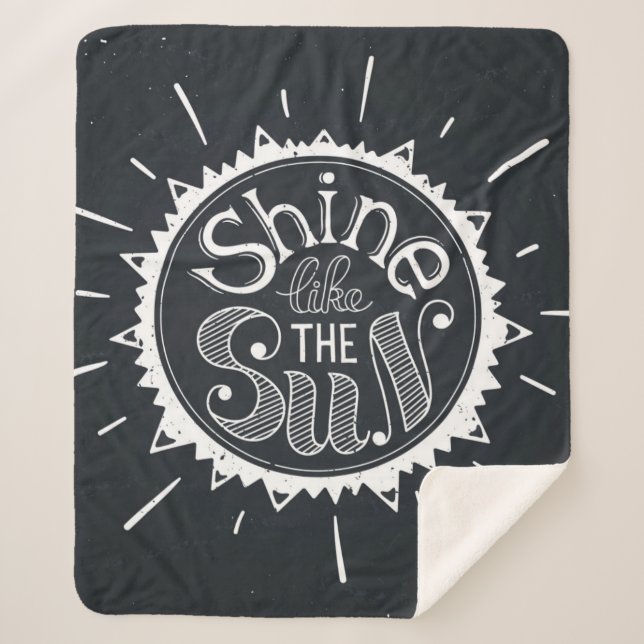 Glanz wie The Sun Sherpadecke (Vorderseite)