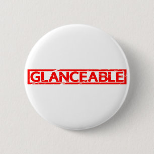 Glanzbare Briefmarke Button