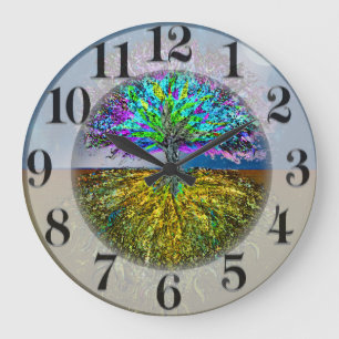 Glänzen aus große wanduhr