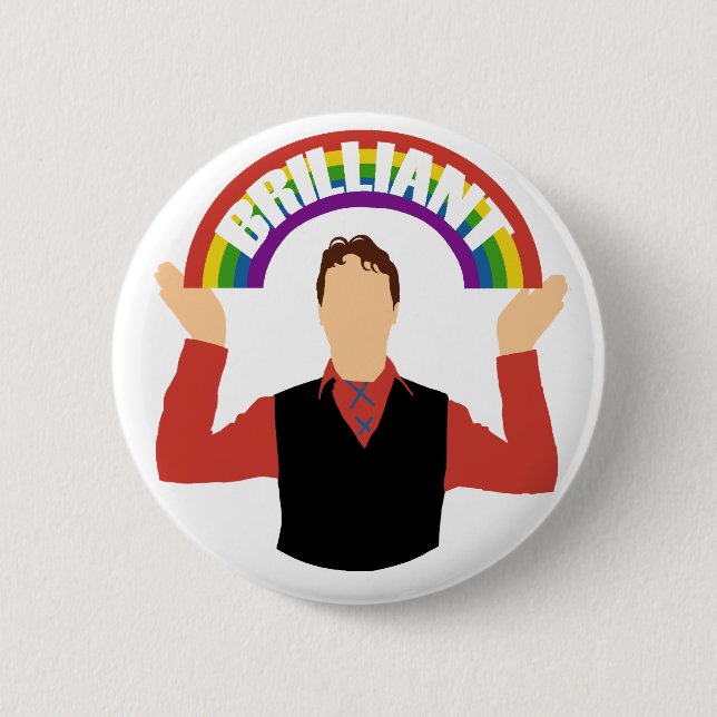 Glänzend! Button (Vorderseite)