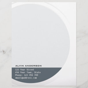 Glänzend Metallisch Anpassbar jeder Text und Farbe Briefkopf