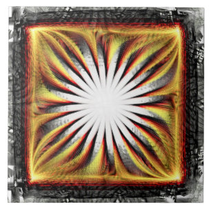 Glänzende abstrakte Dekoration Fliese
