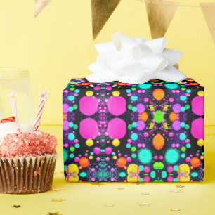 glänzende abstrakte Kunst Geschenkpapier