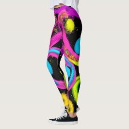 glänzende abstrakte Kunst Leggings