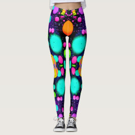 glänzende abstrakte Kunst Leggings