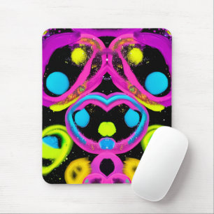 glänzende abstrakte Kunst Mousepad