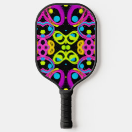 glänzende abstrakte Kunst Pickleball Schläger