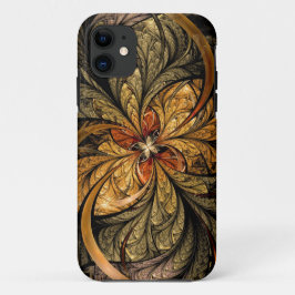 Glänzende Blätter-Fraktal-Kunst Case-Mate iPhone Hülle