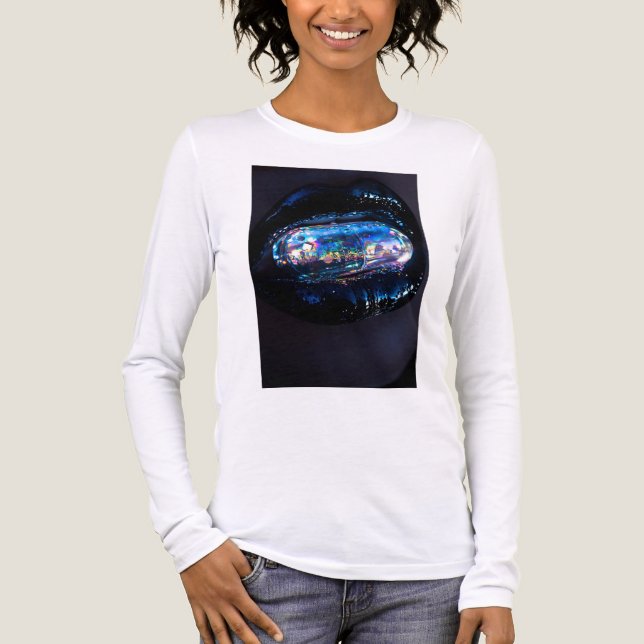 Glänzende Dosis Tri-Blend Shirt (Vorderseite)