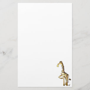 Glänzende Giraffe Briefpapier