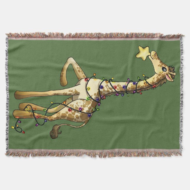 Glänzende Giraffe Decke (Vorderseite)