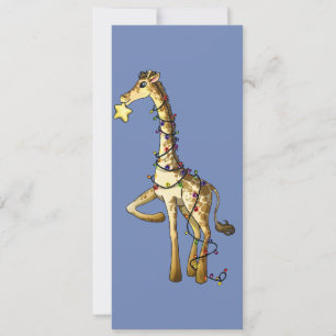 Glänzende Giraffe Einladung